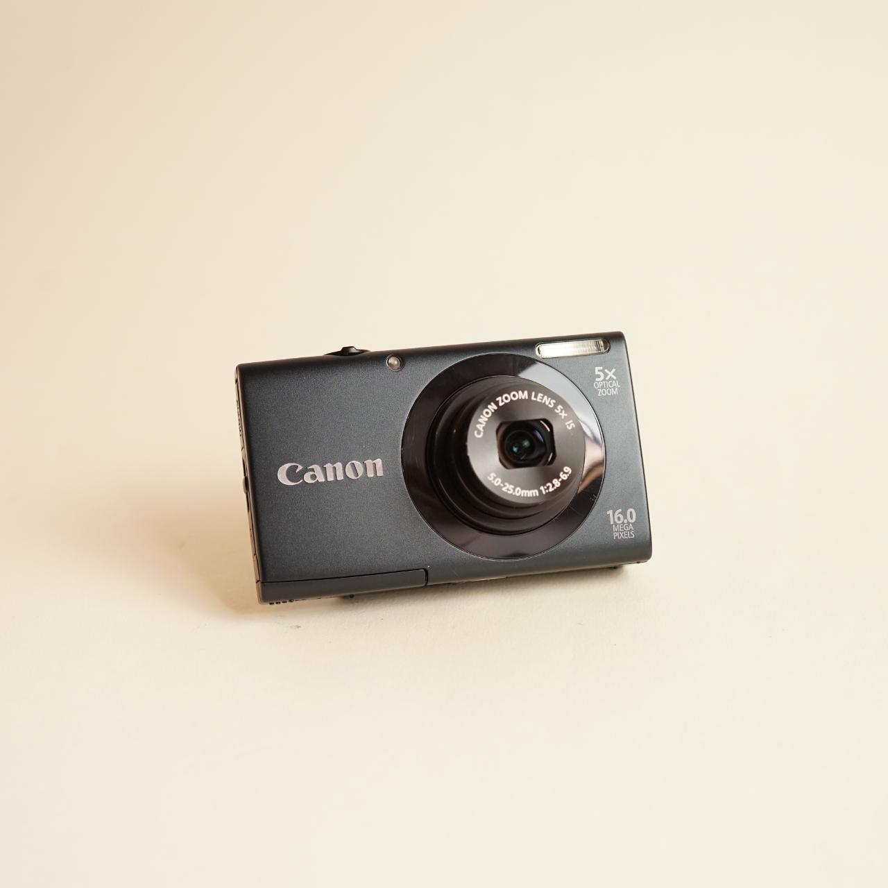 Canon PowerShot A3400 IS Digital Camera | 16MP | Tested & Working | Black