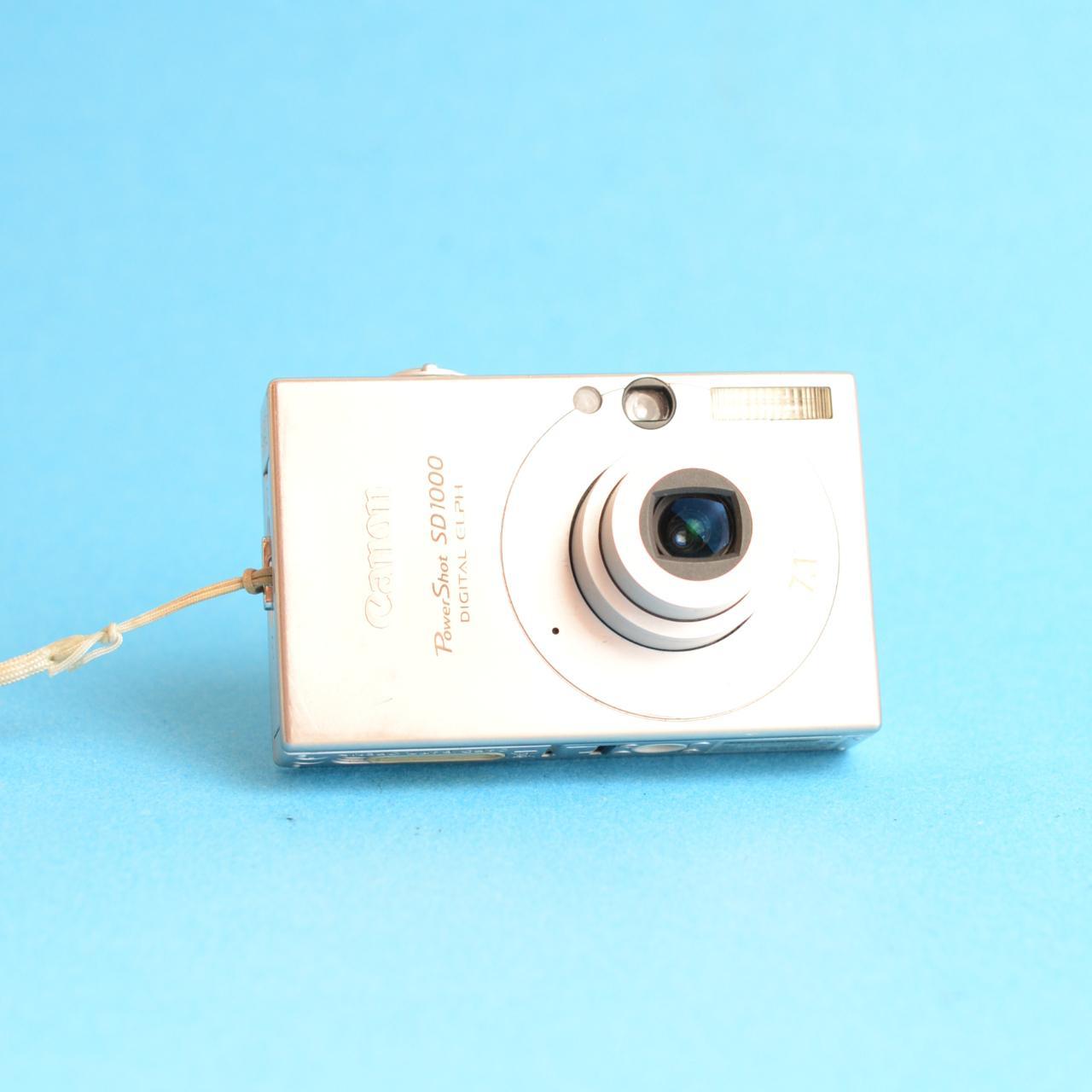 Canon PowerShot SD1000 Digital Camera | 7.1MP | Tested & Working | Silver