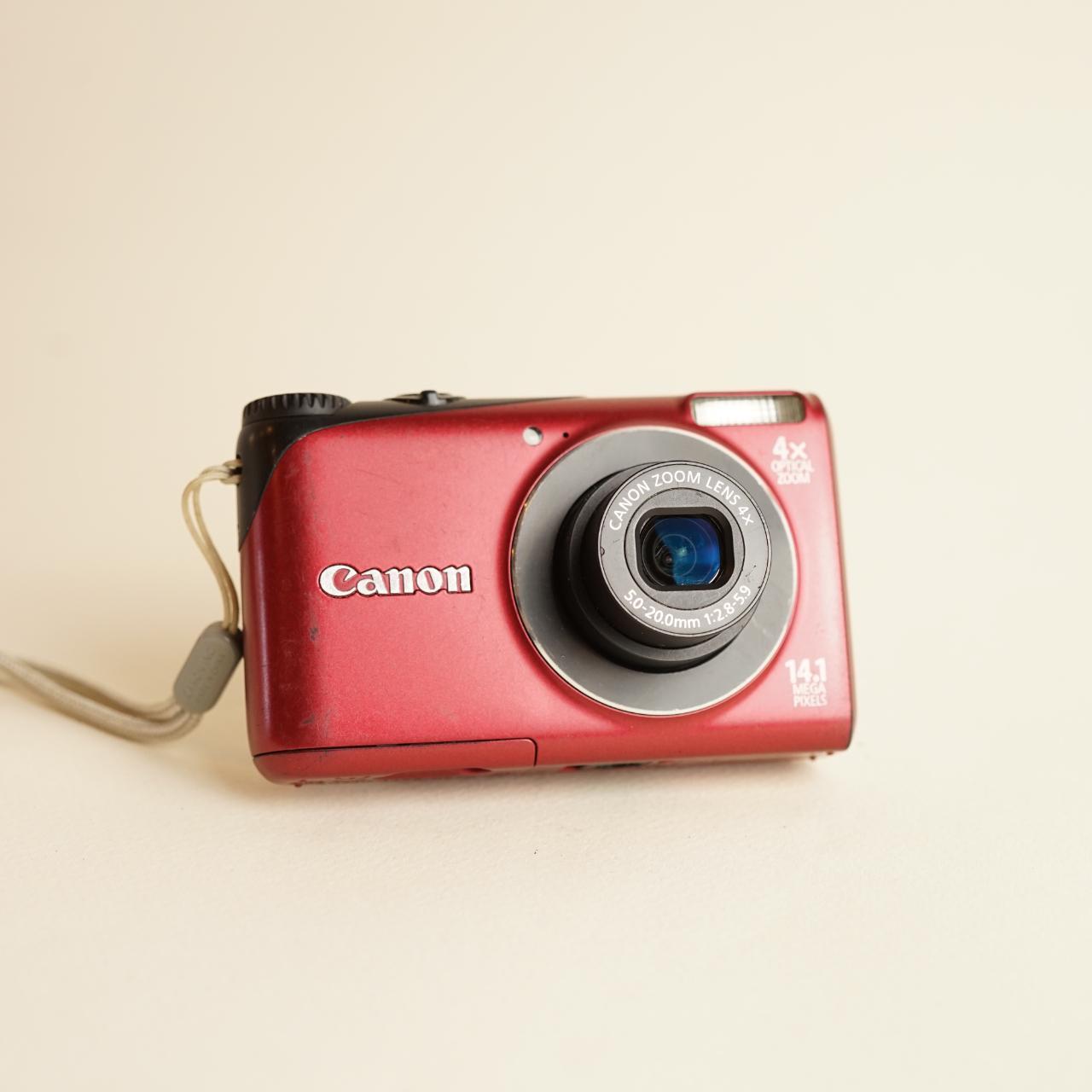 Canon PowerShot A2200 Digital Camera | 14.1MP | Tested & Working | Red