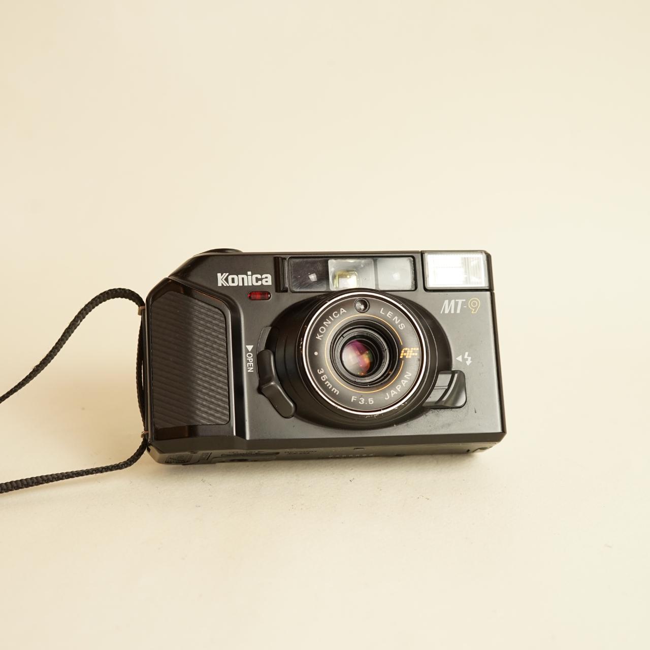 Konica MT-9 Film Camera | 35mm Point & Shoot | Black | Tested & Working