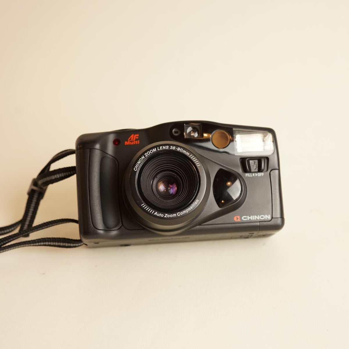 Chinon Auto 6001 Film Camera | 35mm Point & Shoot | Tested & Working | Black