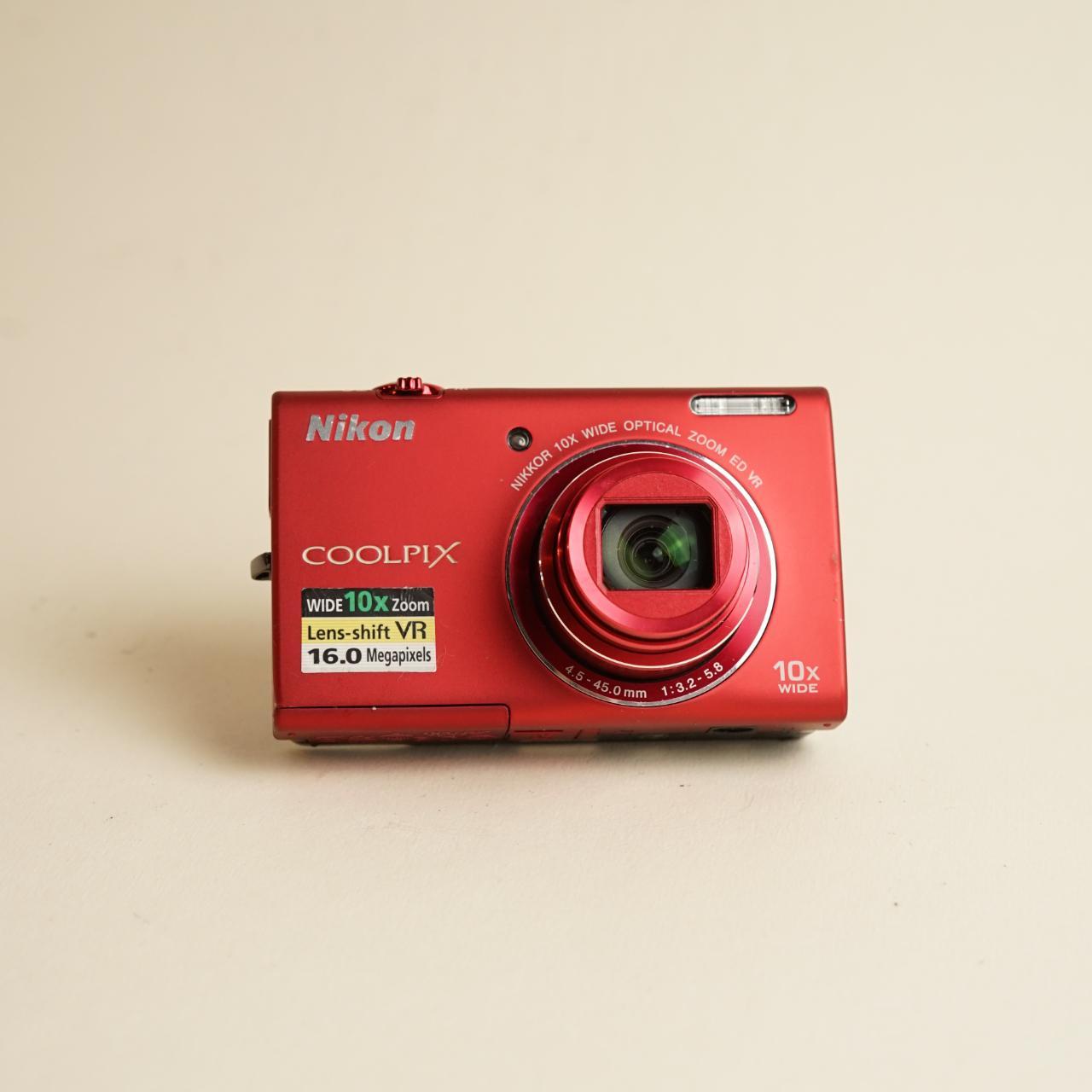 Nikon Coolpix S6200 Digital Camera | 16MP | Tested & Working | Red