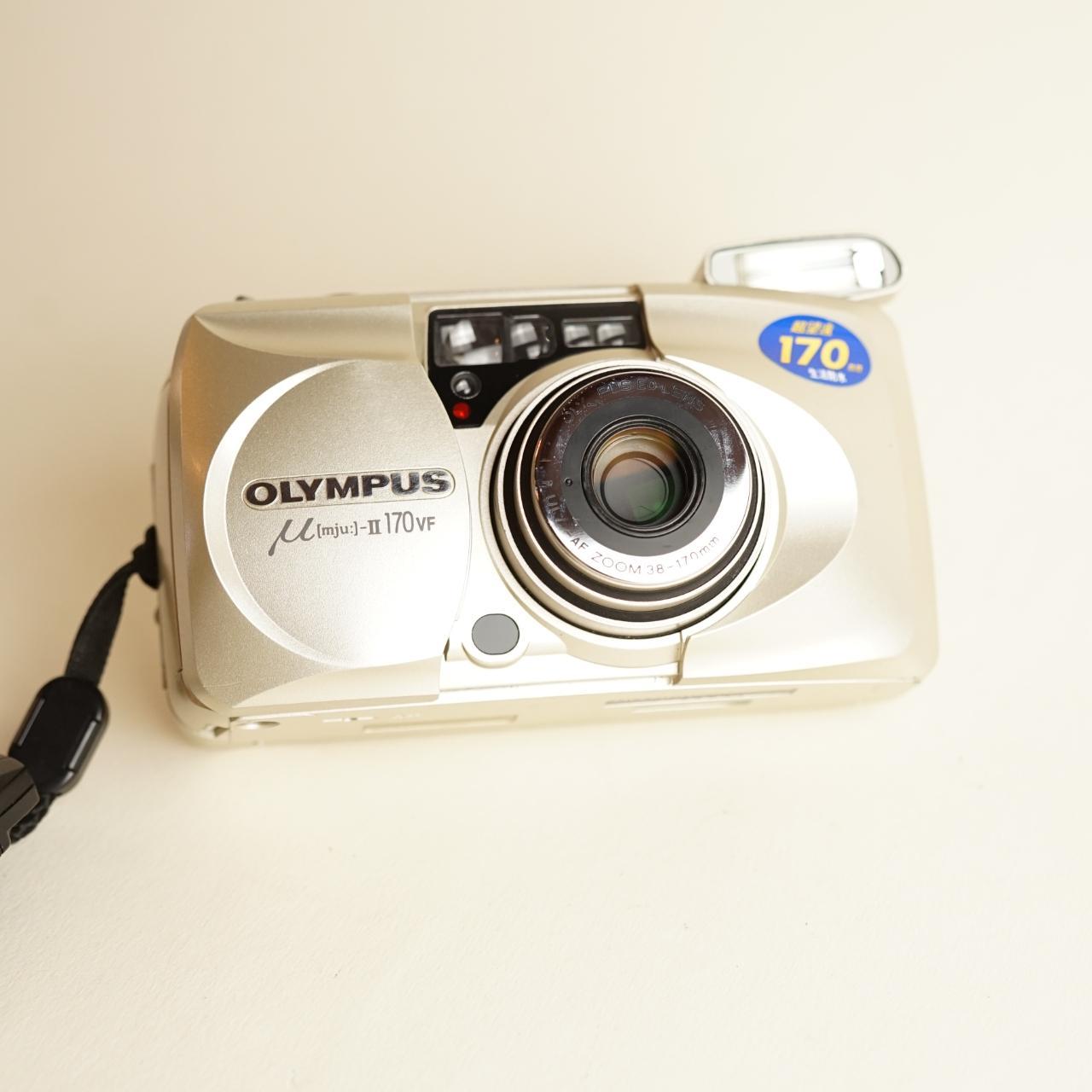 Olympus Mju II 170 VF 35mm Film Camera | Tested & Working | Silver