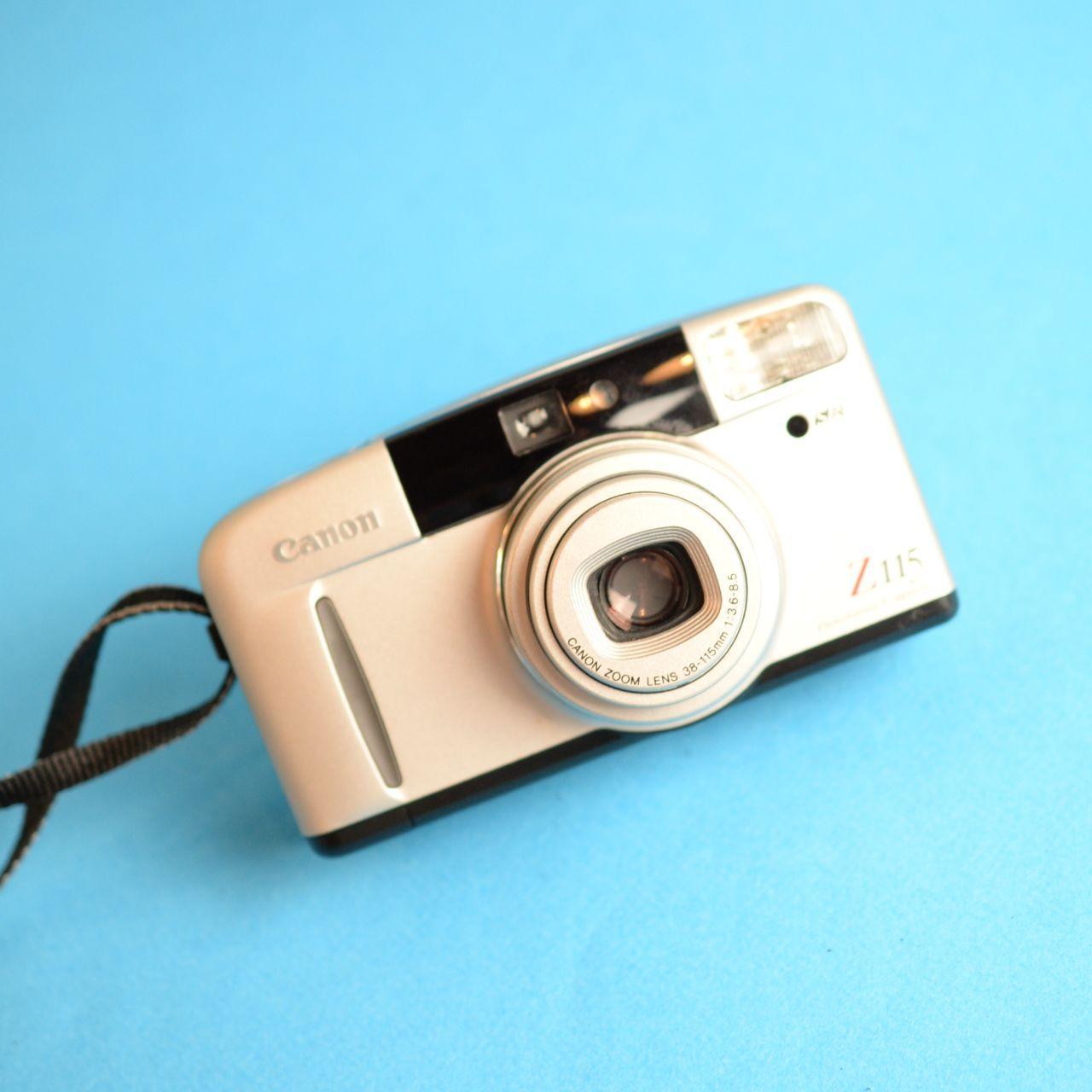 Canon SureShot Z115 Film Camera | 35mm Point & Shoot | Tested & Working | Silver