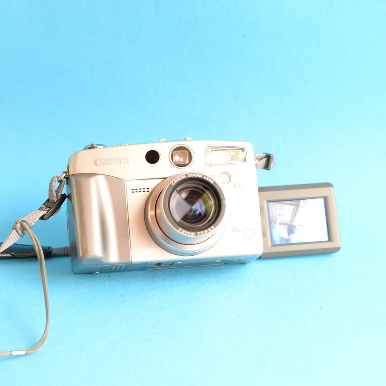Canon PowerShot G2 Digital Camera | 4.0MP | Tested & Working | Silver