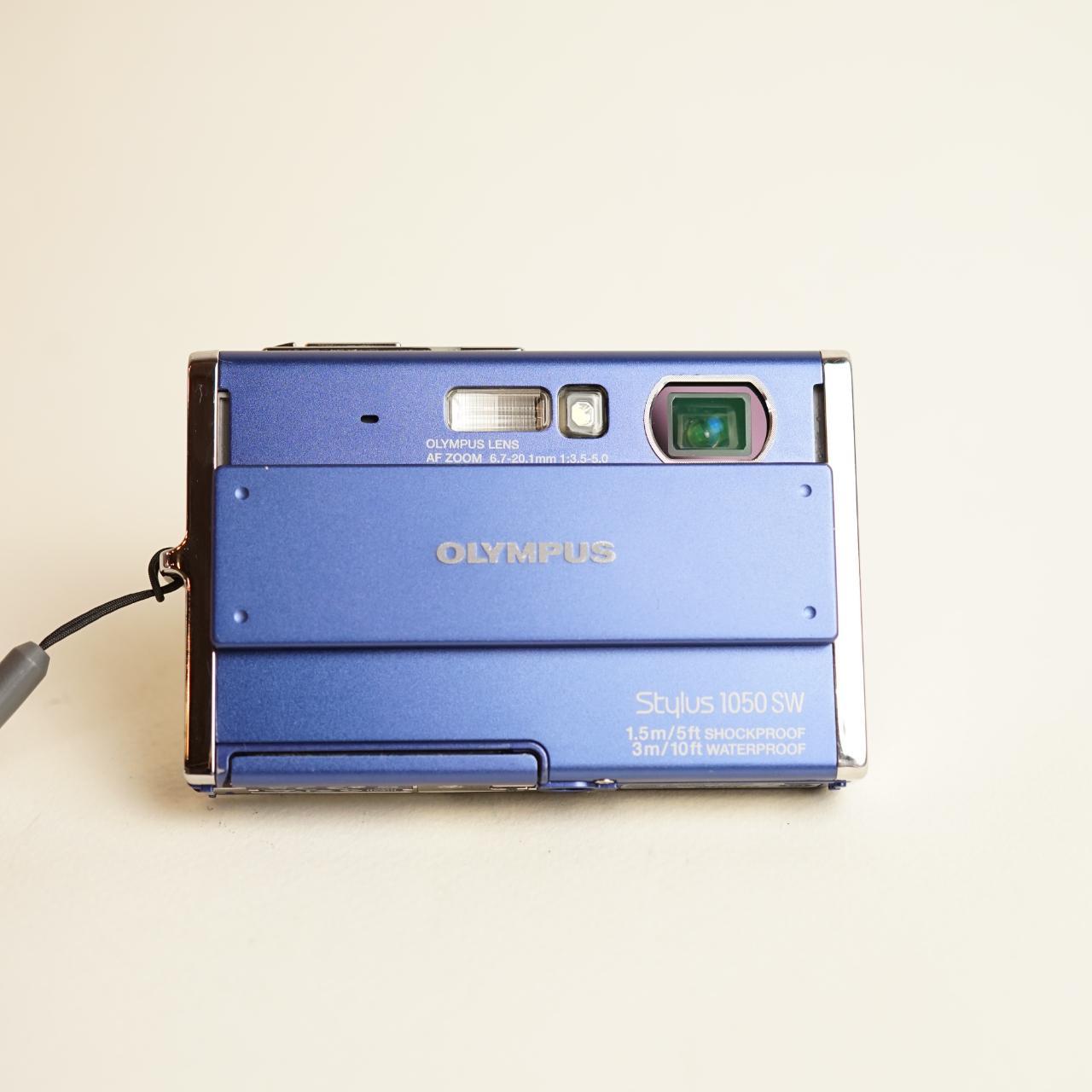 Olympus Stylus 1050 SW Digital Camera | 10.0MP | Tested & Working | Blue