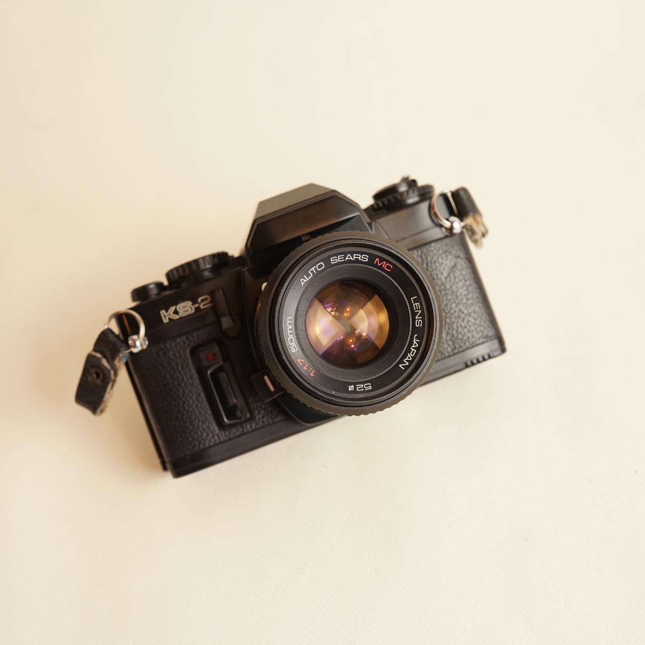 Sears KS-2 35mm SLR Film Camera  | Tested & Working | Black & Silver