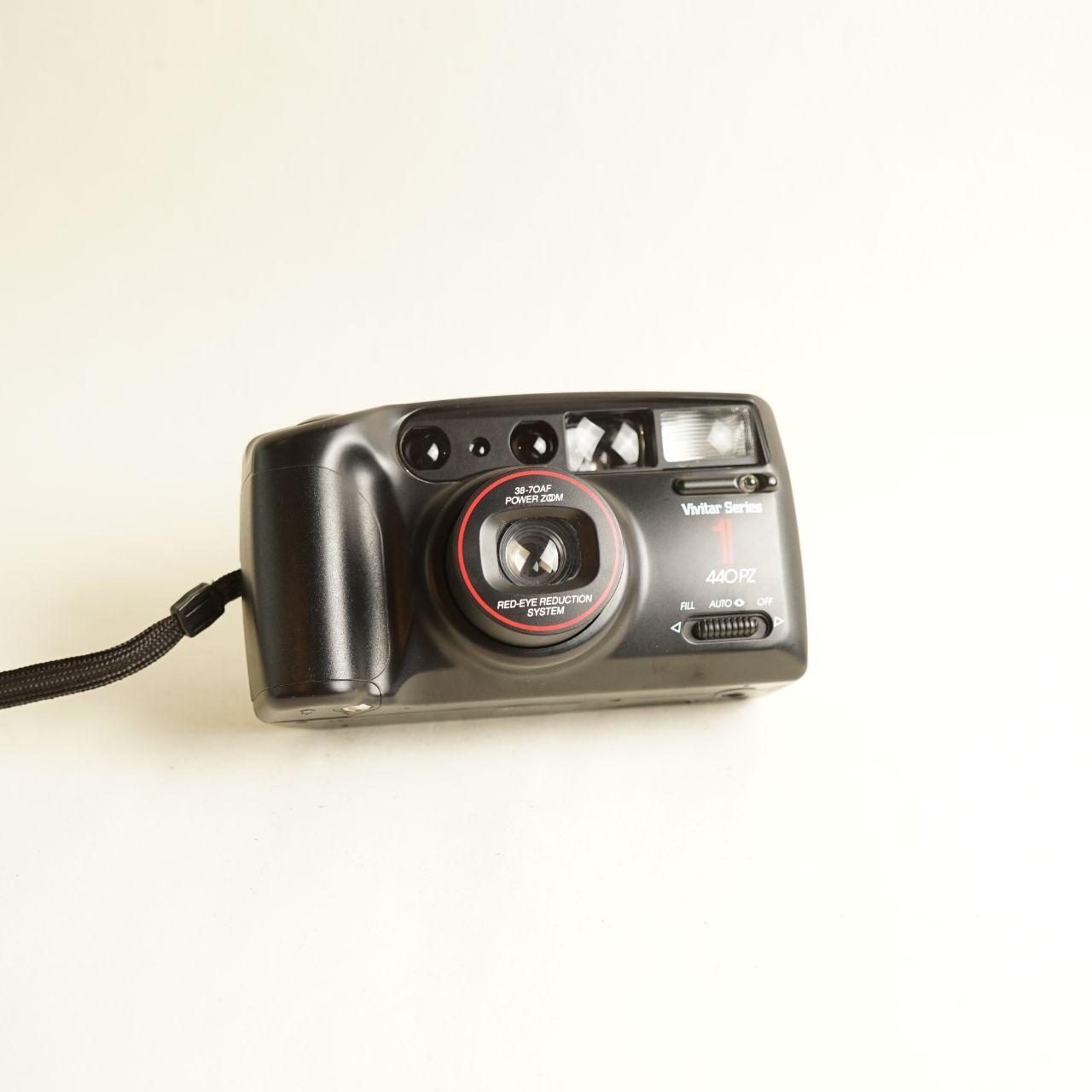 Vivitar Series 1 440 PZ Film Camera | 35mm Point & Shoot | Tested & Working | Black
