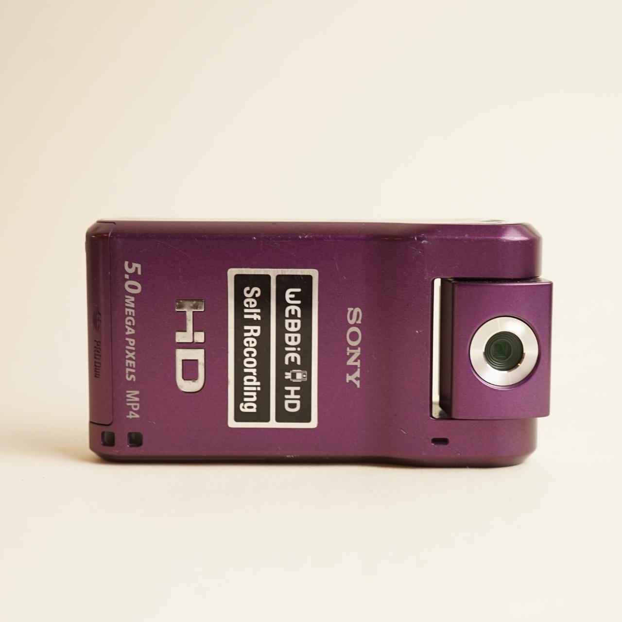 Sony Webbie MHS-PM1 Digital Camcorder | Read Description | Purple