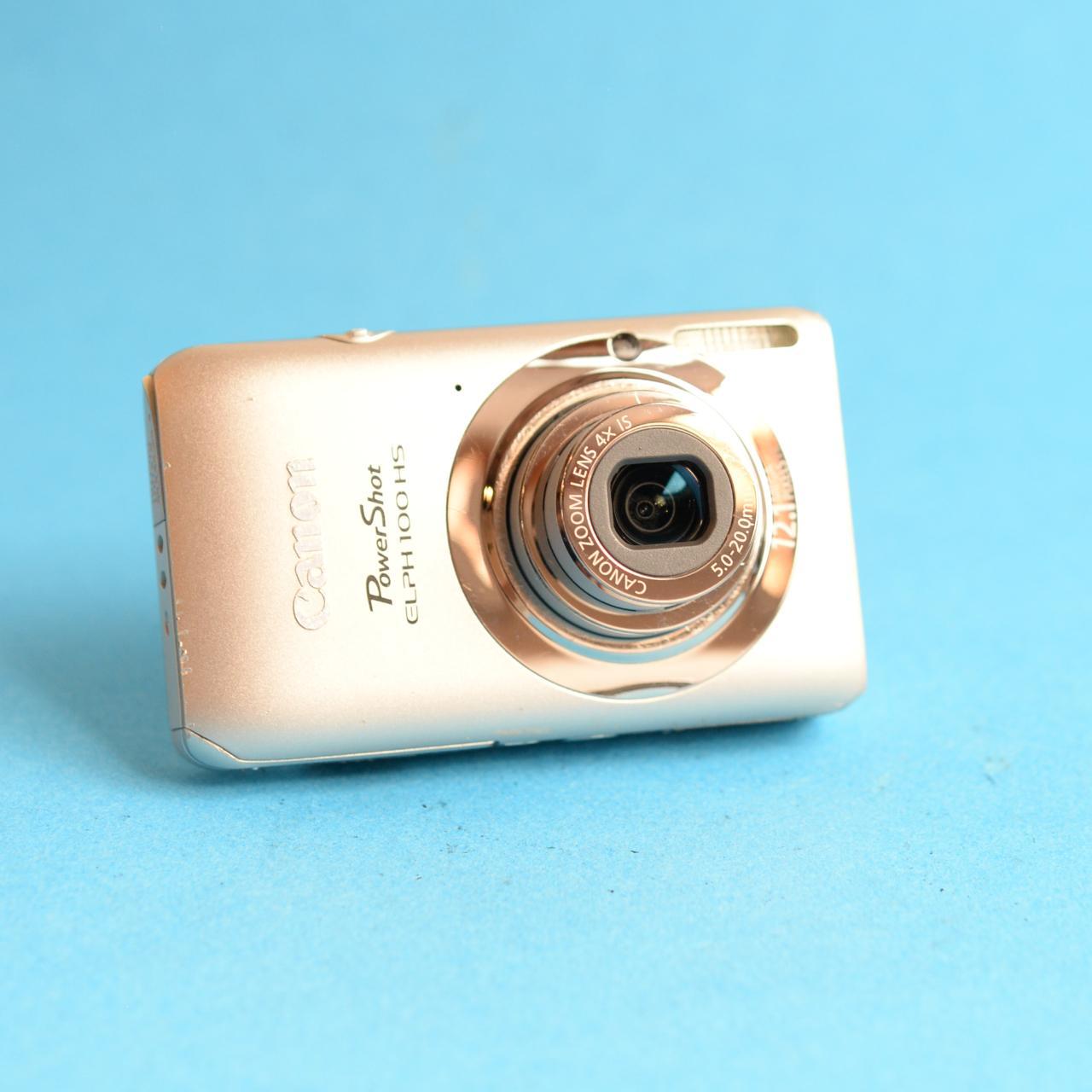 Canon PowerShot ELPH 100 HS Digital Camera | 12.1MP | Tested & Working | Gray