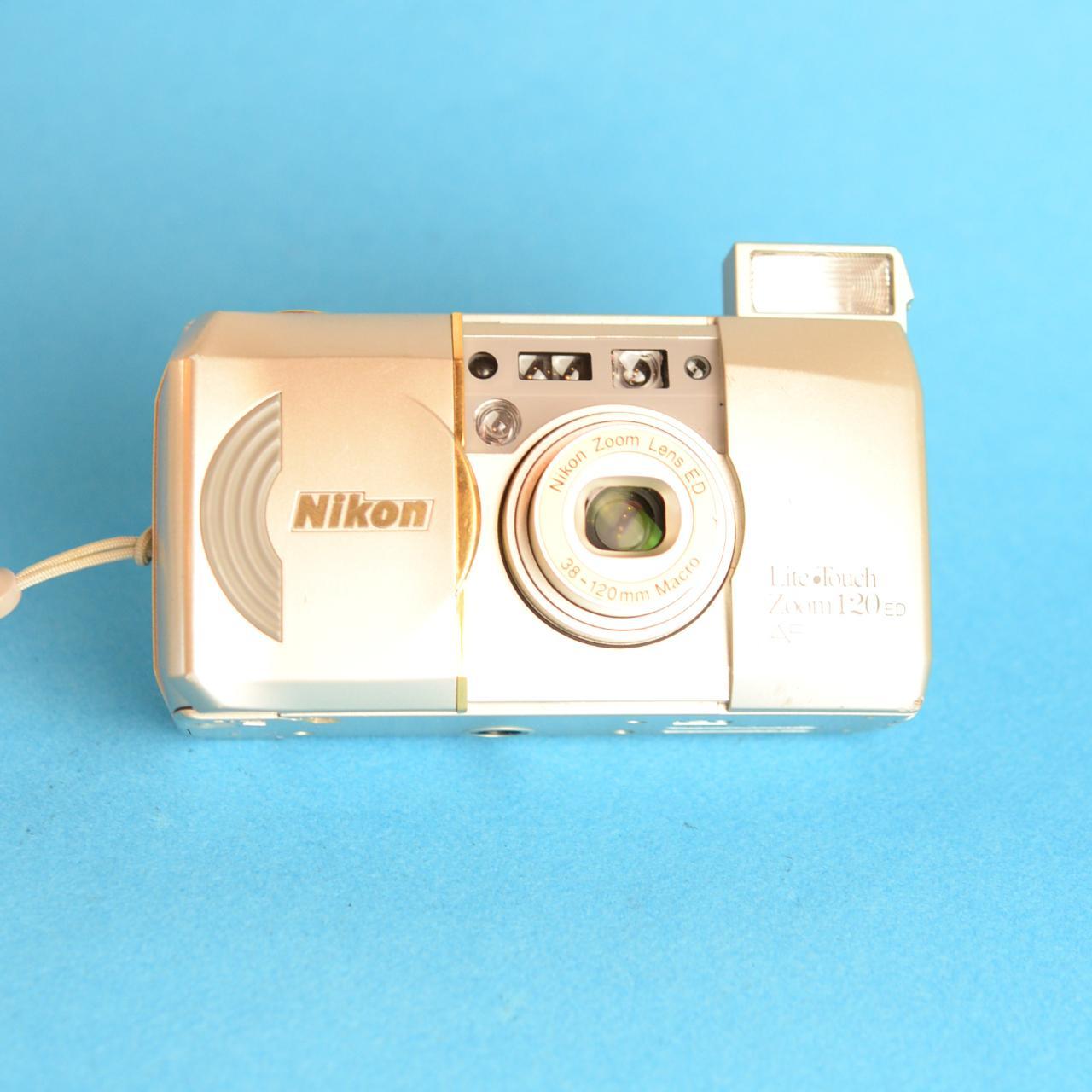 Nikon Lite Touch Zoom 120 35mm Film Camera | Tested & Working w/Warranty | Silver