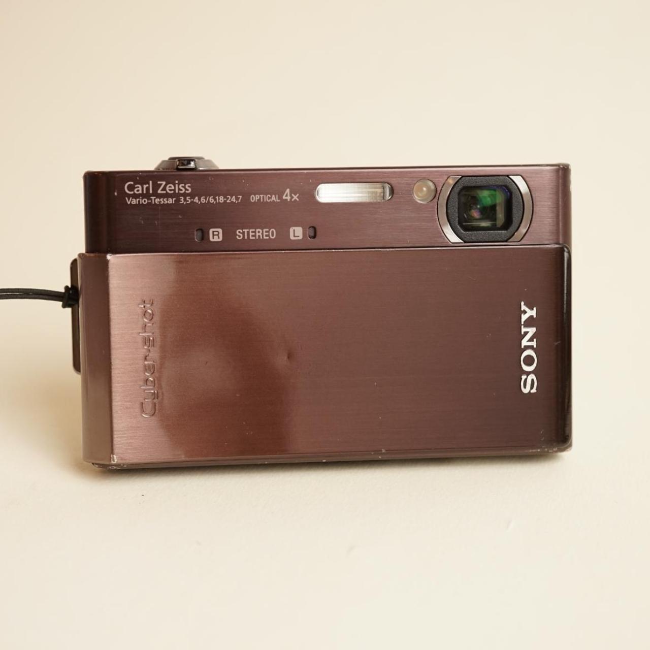 Sony Cyber-Shot DSC-T900 Digital Camera | 12MP | Tested & Working | Brown