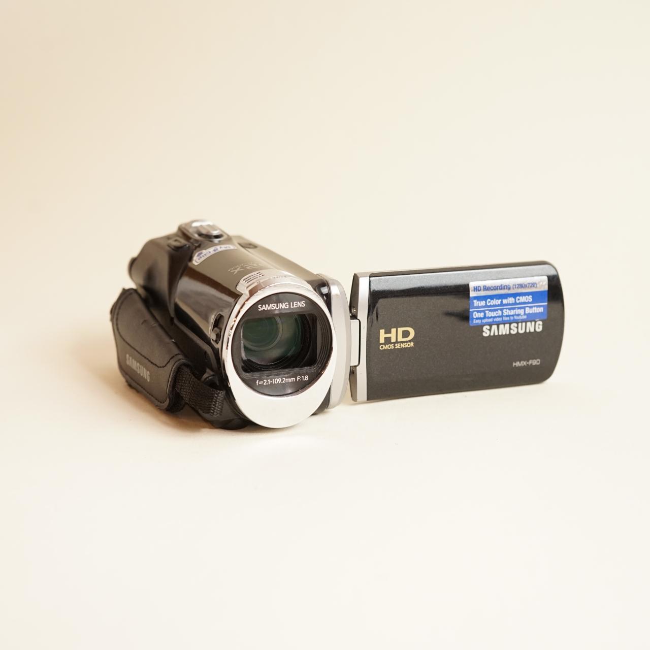 Samsung HMX-F90 Camcorder | 52x Optical Zoom | Tested & Working | Black