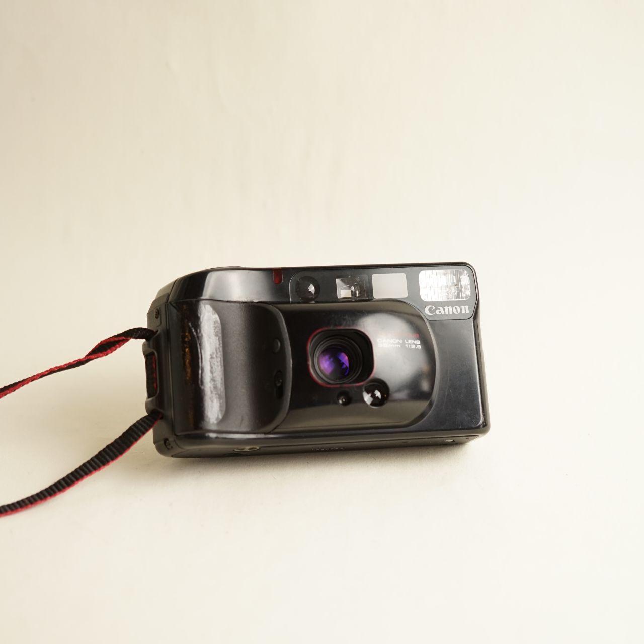 Canon Sure Shot Supreme Film Camera | 35mm Point & Shoot | Tested & Working | Black