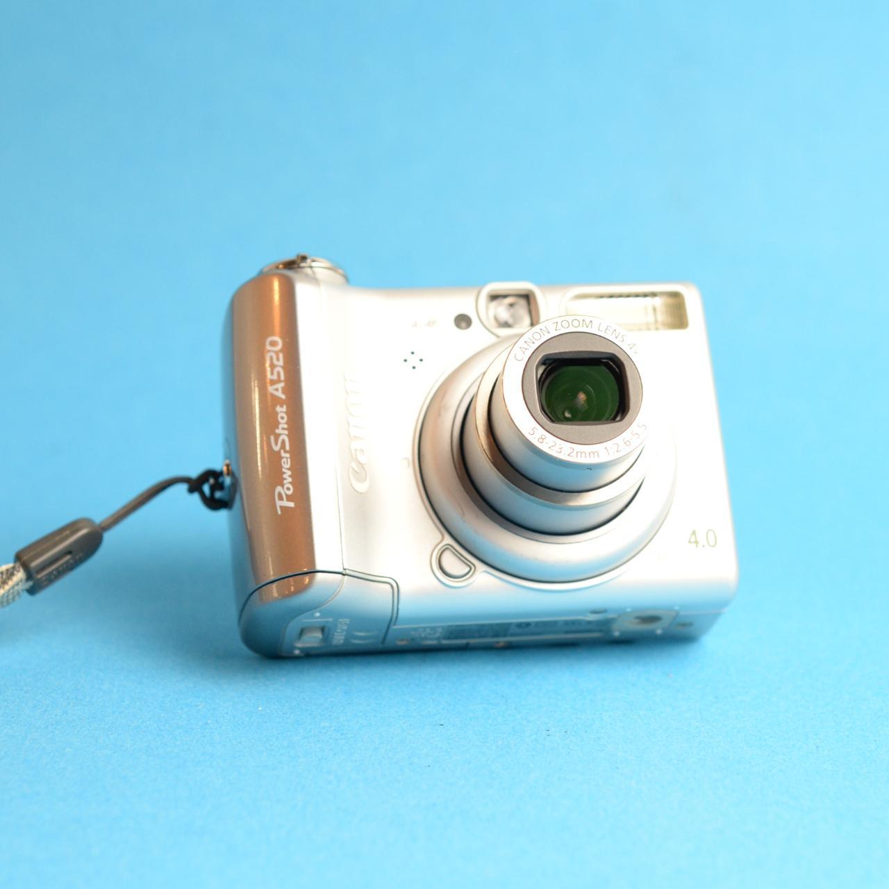 Canon PowerShot A520 Digital Camera | 4.0MP | Tested & Working | Silver