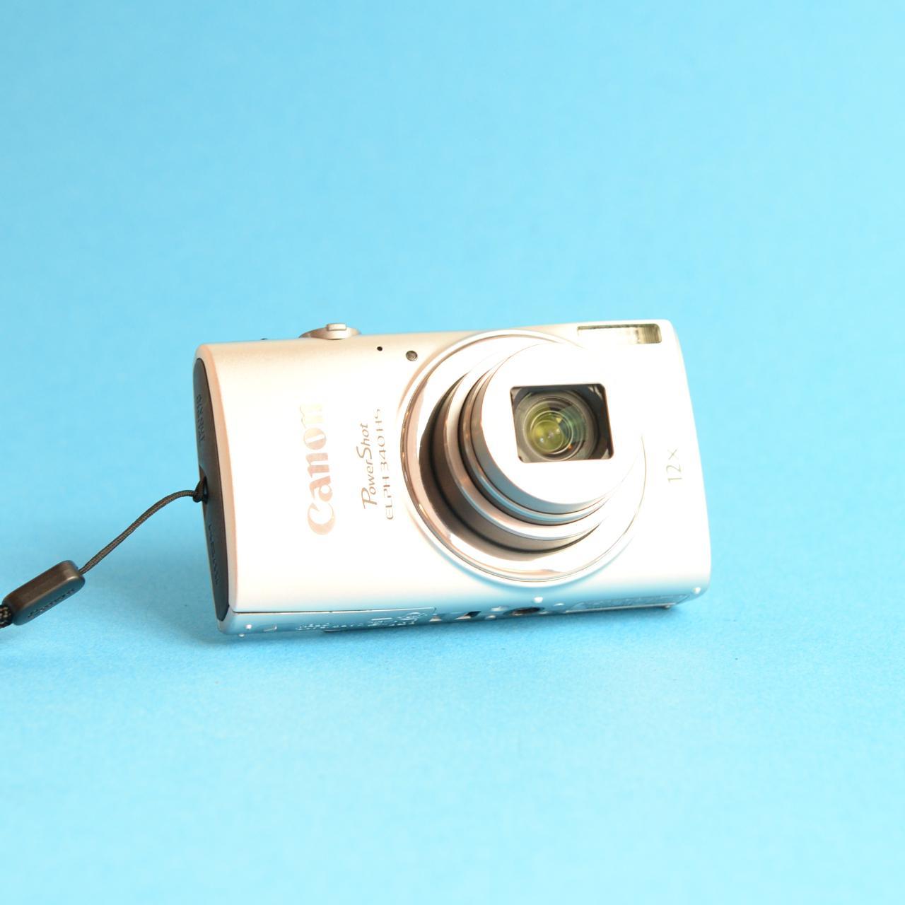 Canon PowerShot ELPH 340 HS Digital Camera | 16MP | Tested & Working | Silver