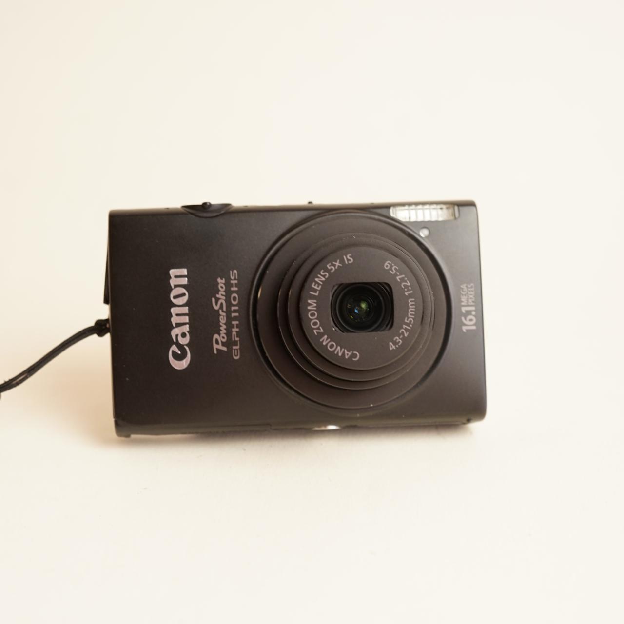Canon PowerShot ELPH 110 HS Digital Camera | 16.1MP | Tested & Working | Black