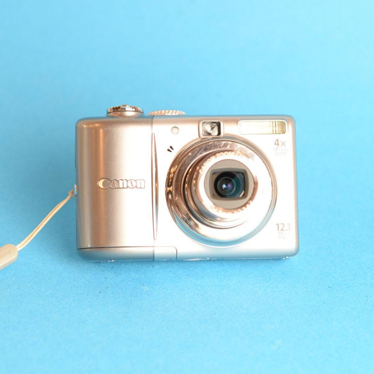 Canon PowerShot A1100 IS Digital Camera | 12.1MP | Tested & Working | Silver