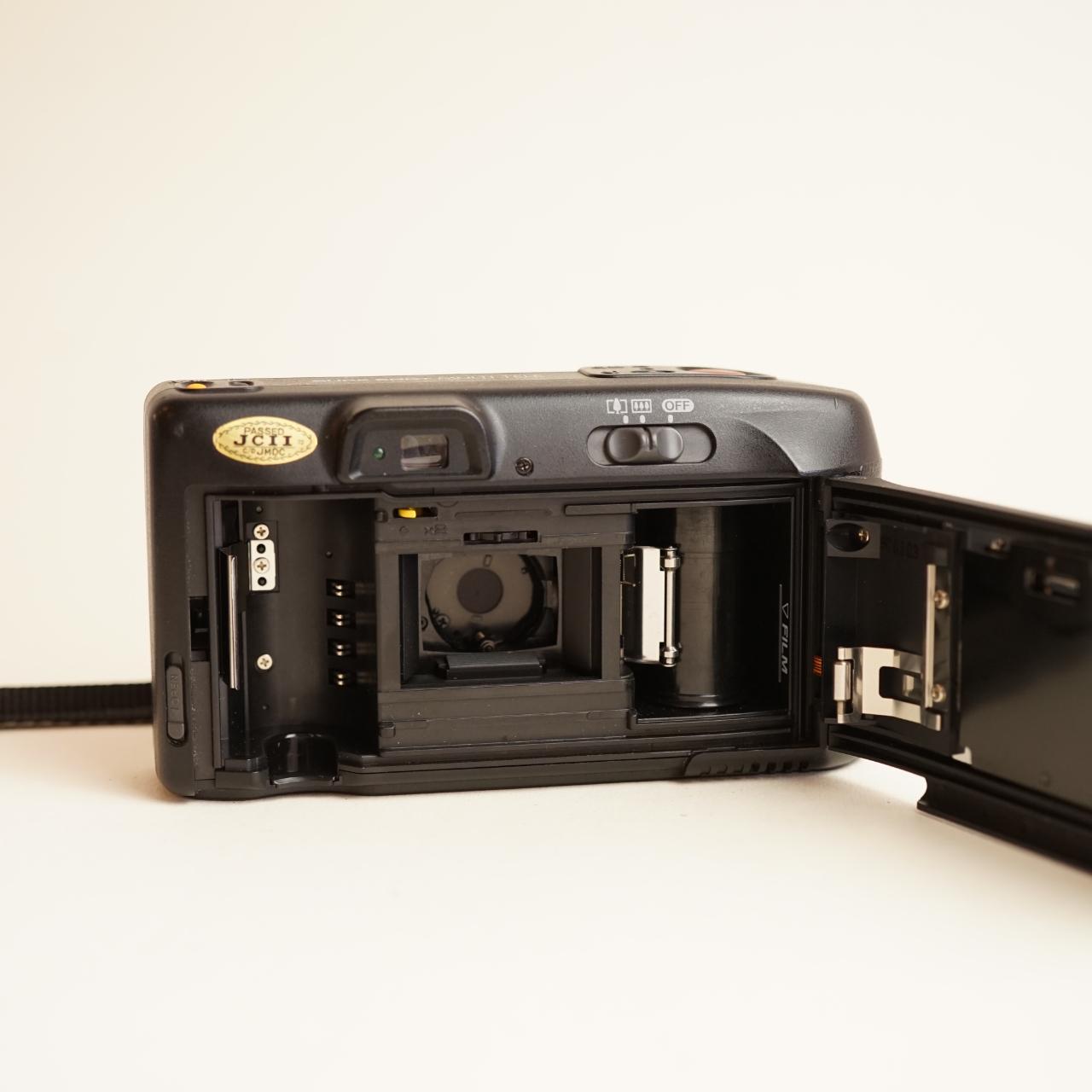 Canon Sure Shot Multi Tele Film Camera | 35mm Point & Shoot | Tested & Working | Black