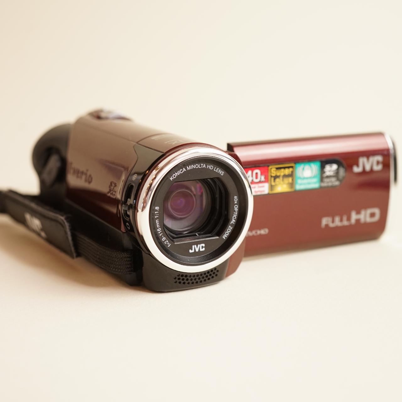 JVC Everio GZ-E100RU Camcorder | HD 1080p | Tested & Working | Red