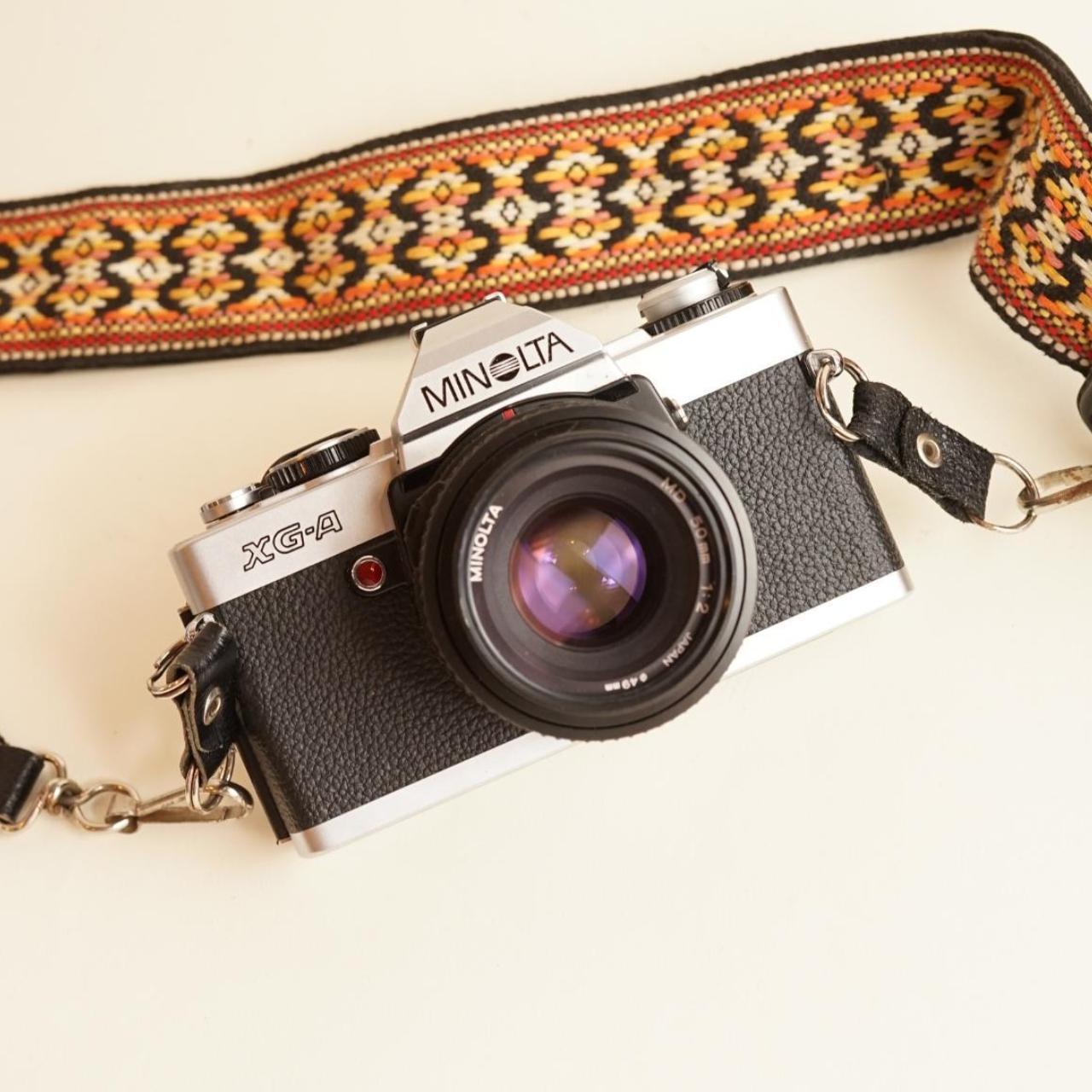 Minolta XG-A Film Camera | 35mm SLR | Tested & Working | Silver & Black