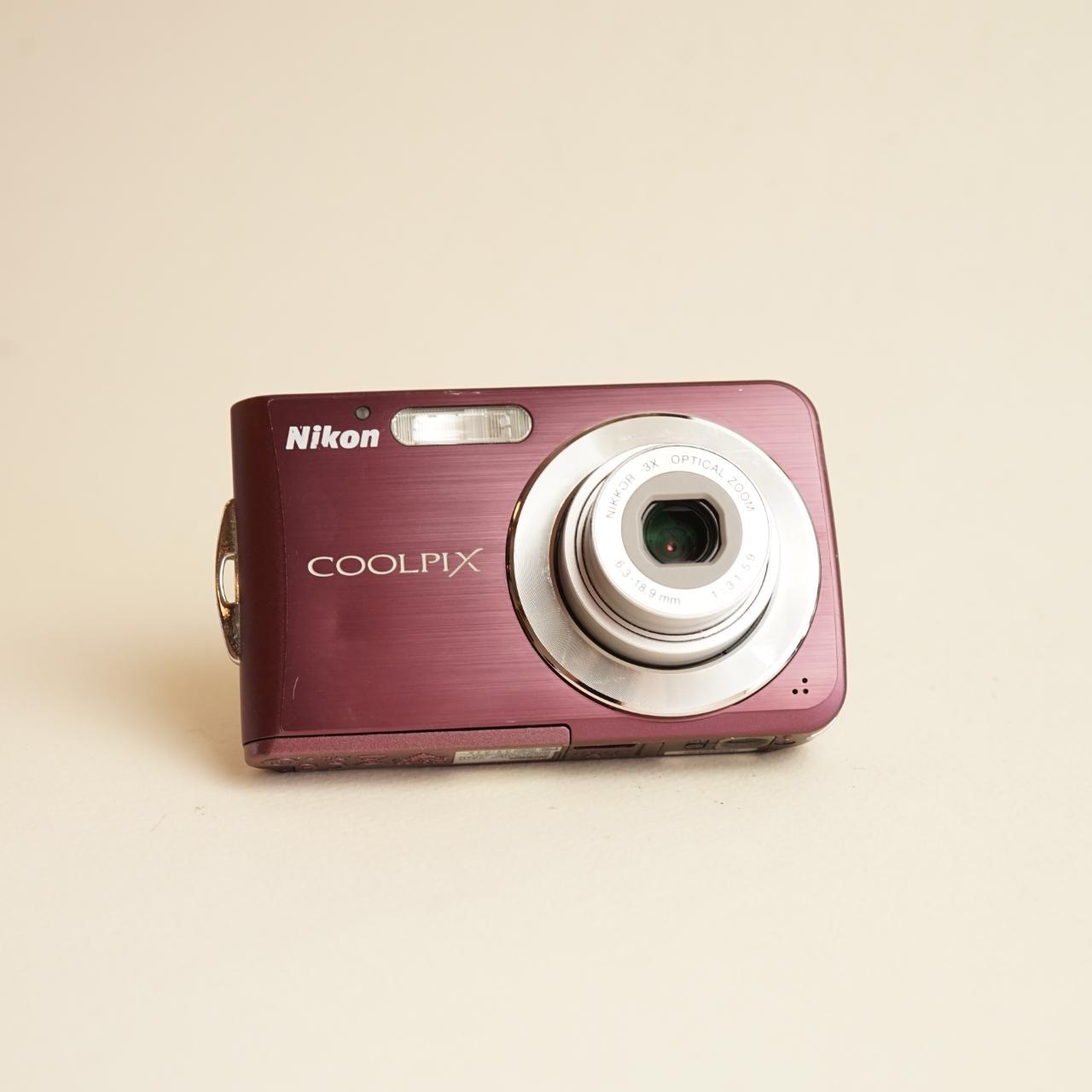 Nikon Coolpix S210 Digital Camera | 8MP | Tested & Working | Maroon