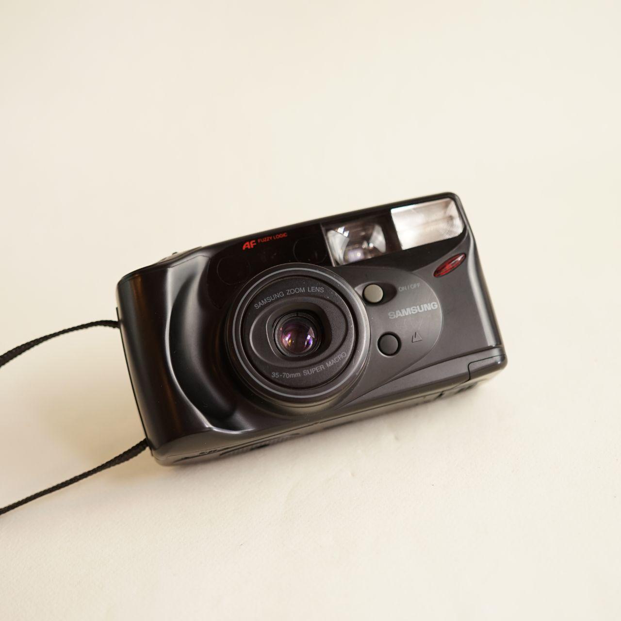 Samsung Maxima Zoom 70i Film Camera | 35mm Point & Shoot | Tested & Working | Black