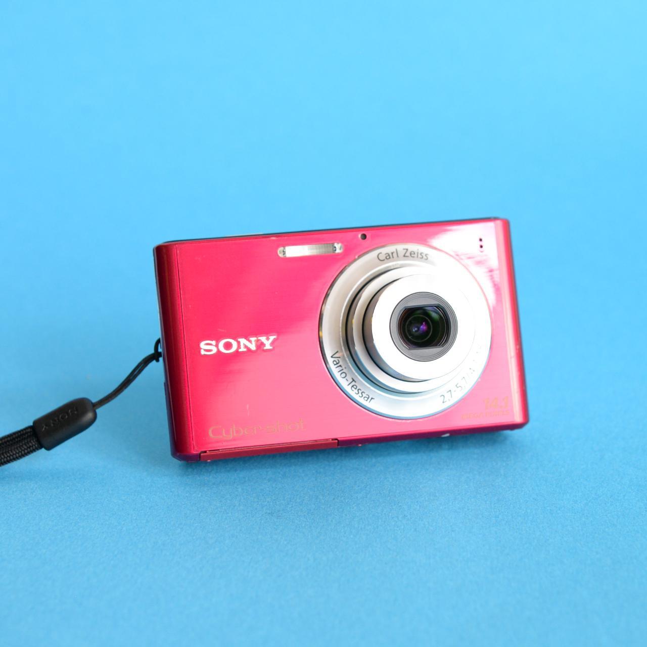 Sony Cyber-Shot DSC-W330 | 14.1MP Digital Camera | Tested & Working | Red