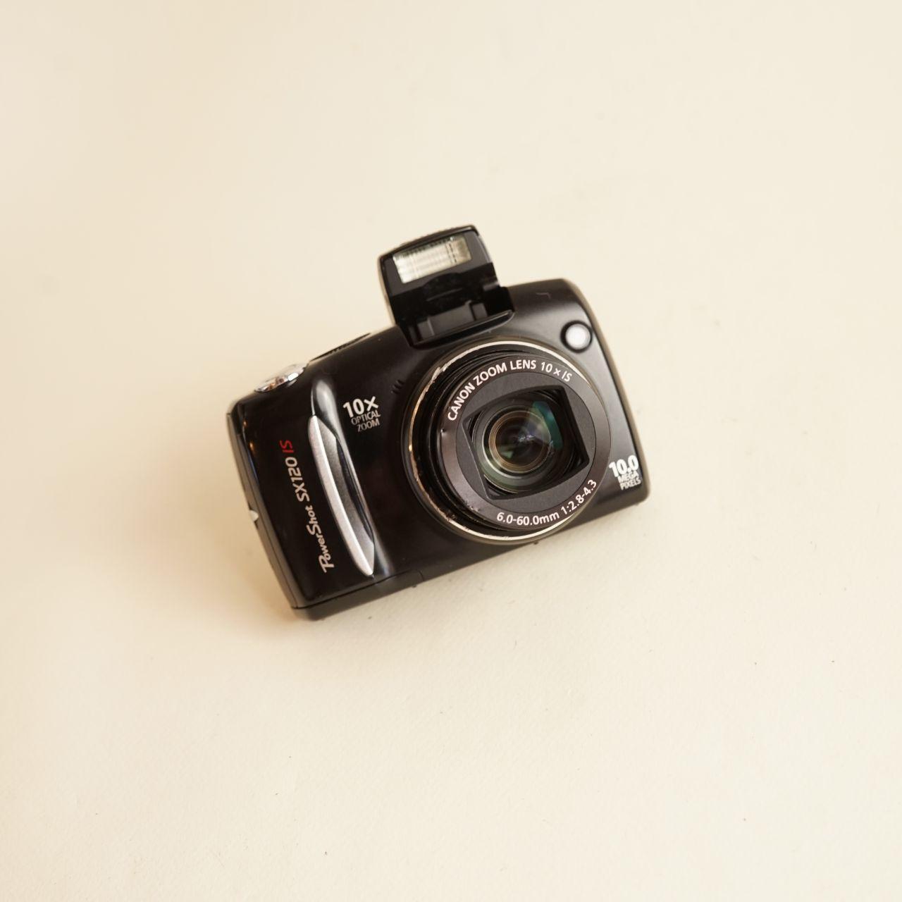 Canon PowerShot SX120 IS Digital Camera | 10MP | Tested & Working | Black