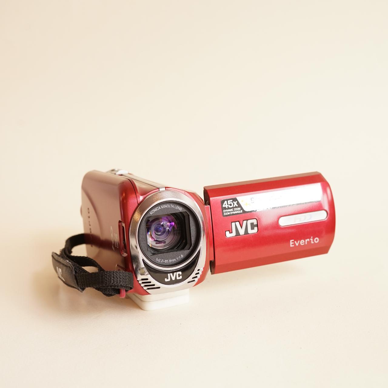 JVC Everio GZ-MG750RU Camcorder | HDD Video | Tested & Working | Red