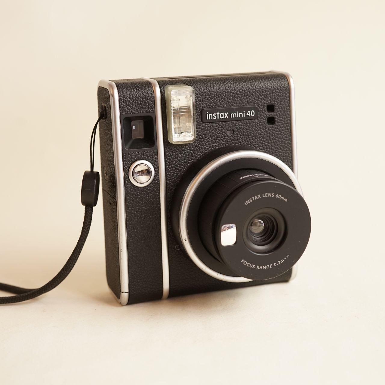 Fujifilm Instax Mini 40 Instant Film Camera | Tested & Working | Black