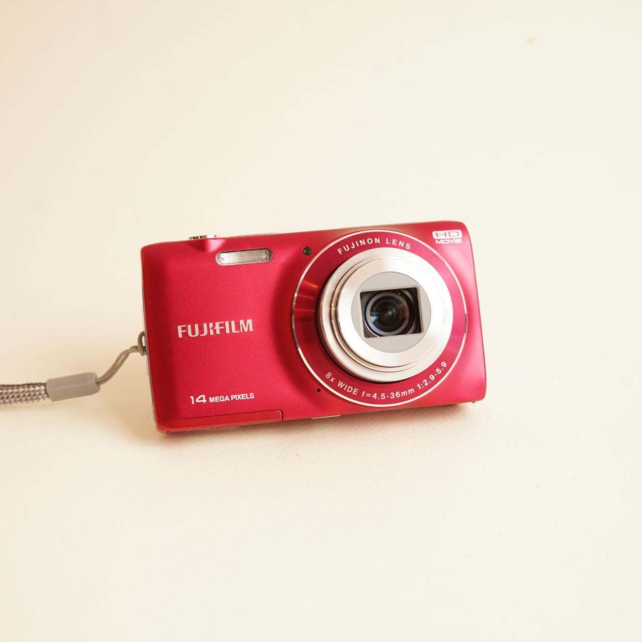 Fujifilm FinePix JZ100 Digital Camera | 14MP | Tested & Working | Red