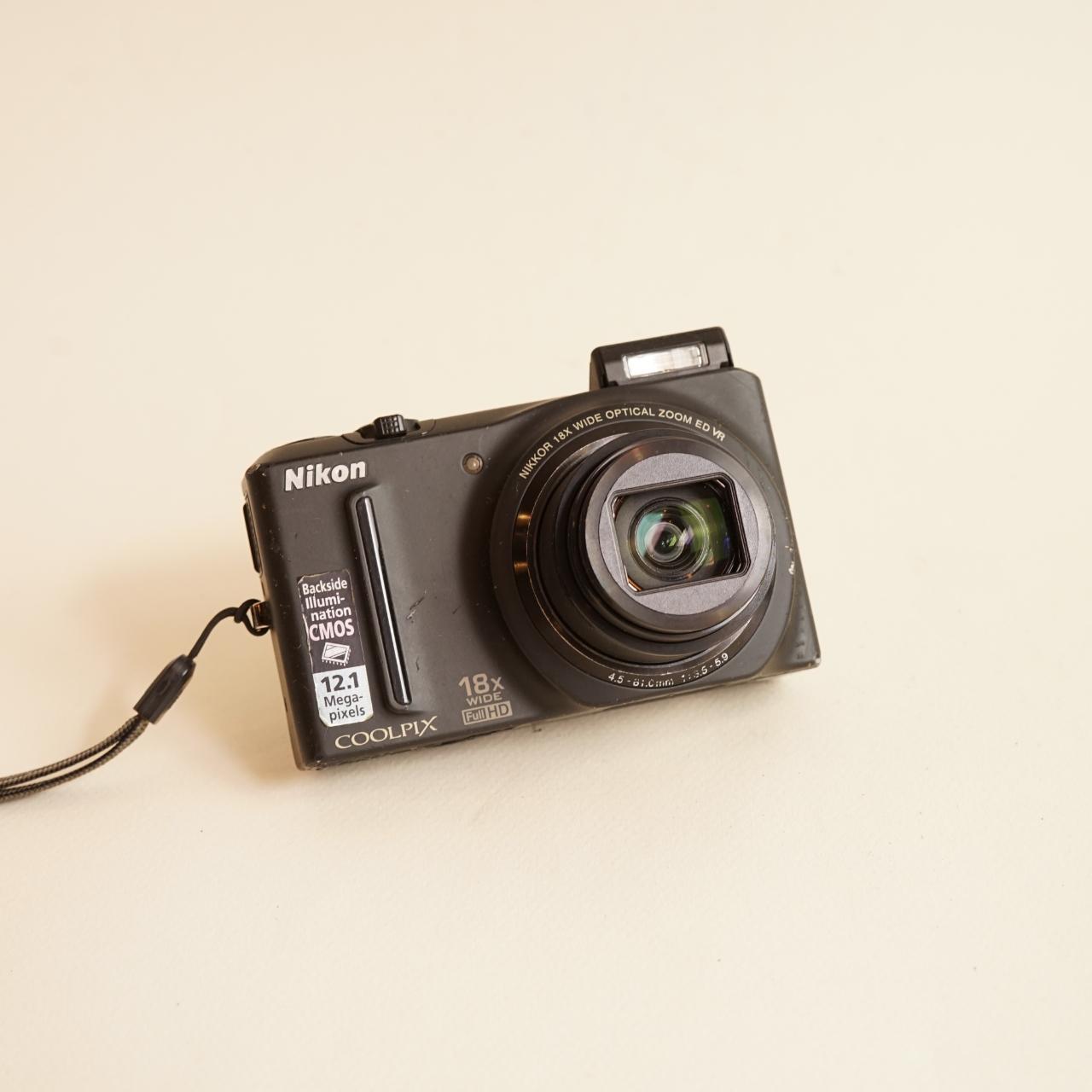 Nikon Coolpix S9100 Digital Camera | 12.1MP | Tested & Working | Black