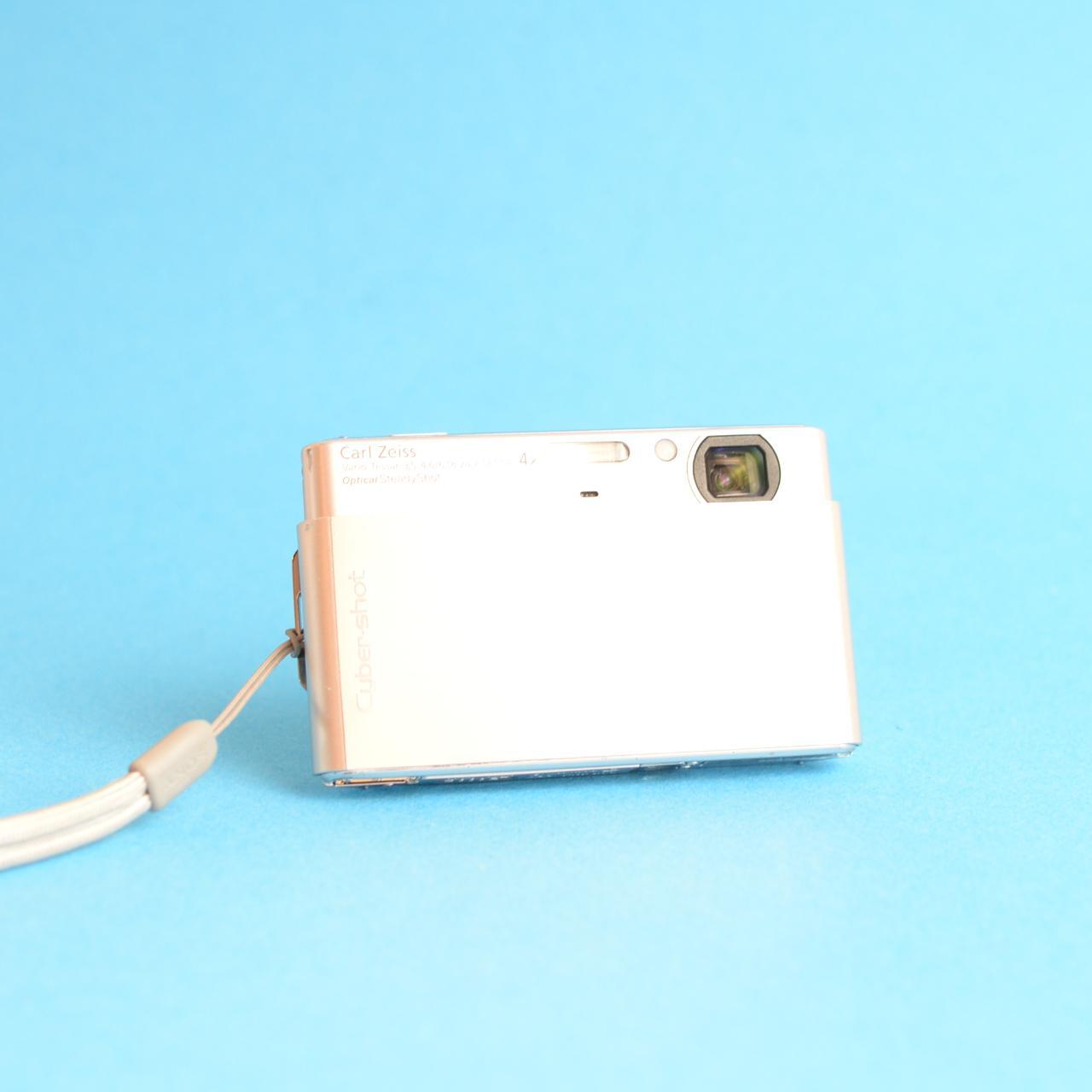 Sony CyberShot DSC-T77 Digital Camera | 10.1MP | Tested & Working | Silver