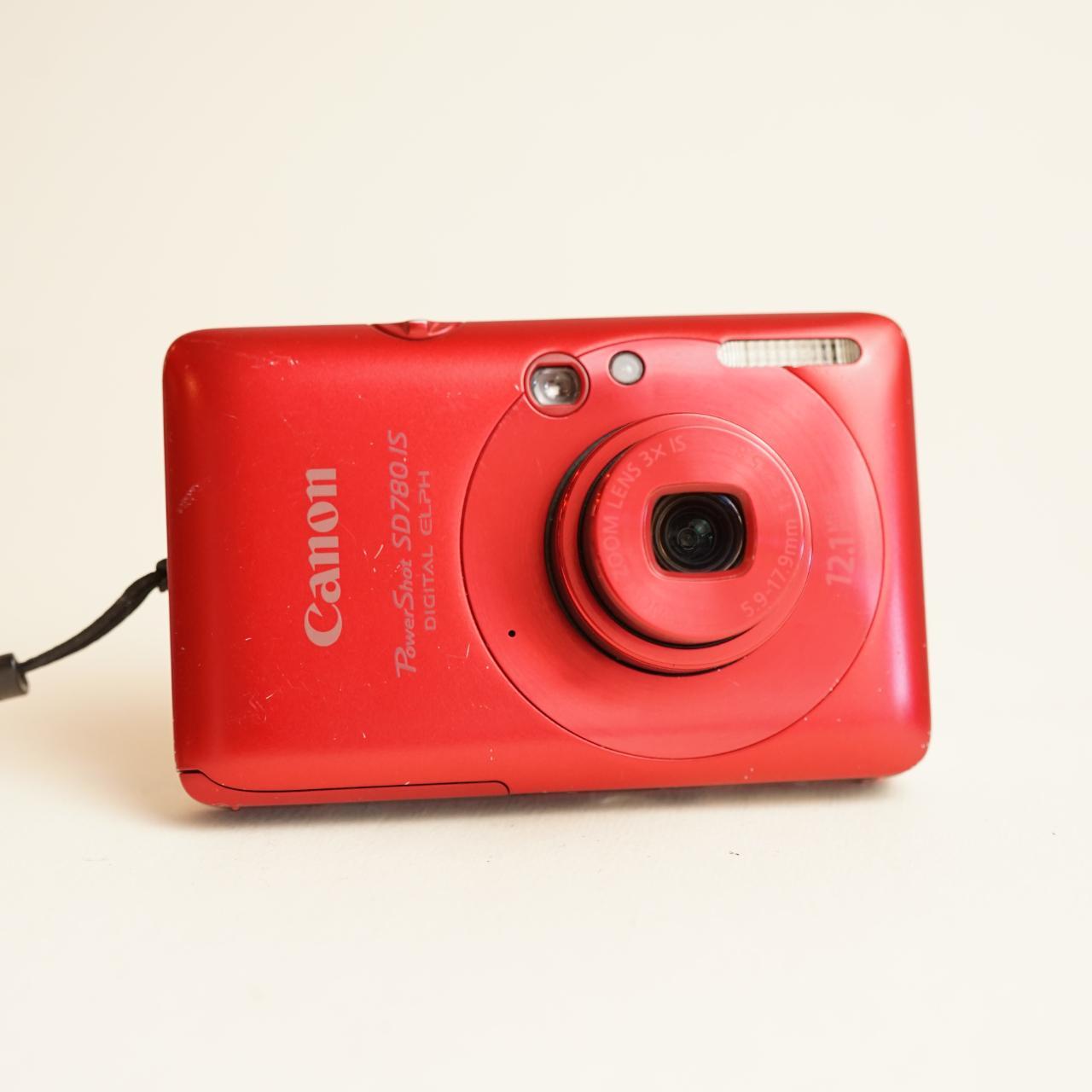 Canon PowerShot SD780 IS Digital Camera | 12.1MP | Tested & Working | Red