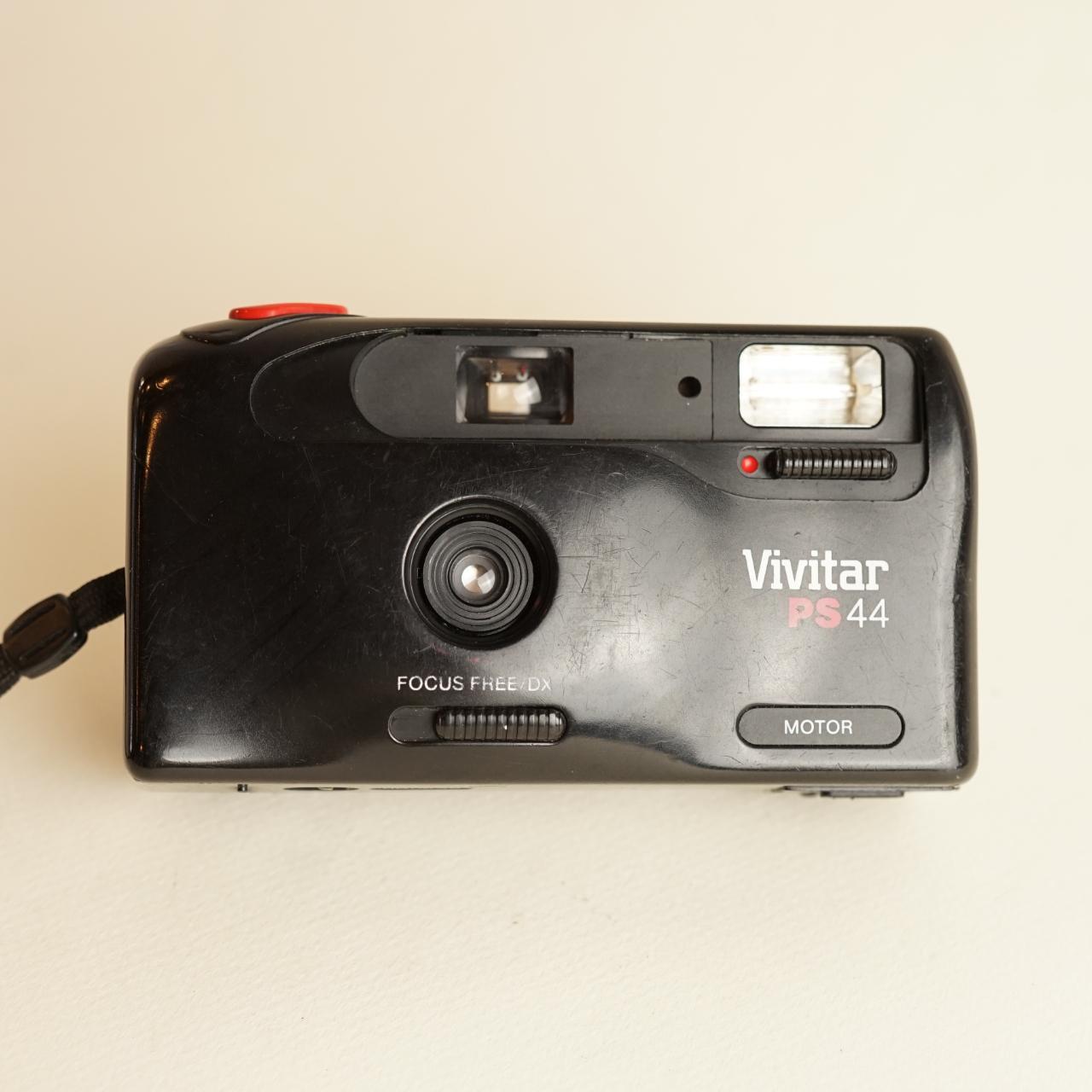 Vivitar PS-44 35mm Film Camera | Point & Shoot | Tested & Working | Black