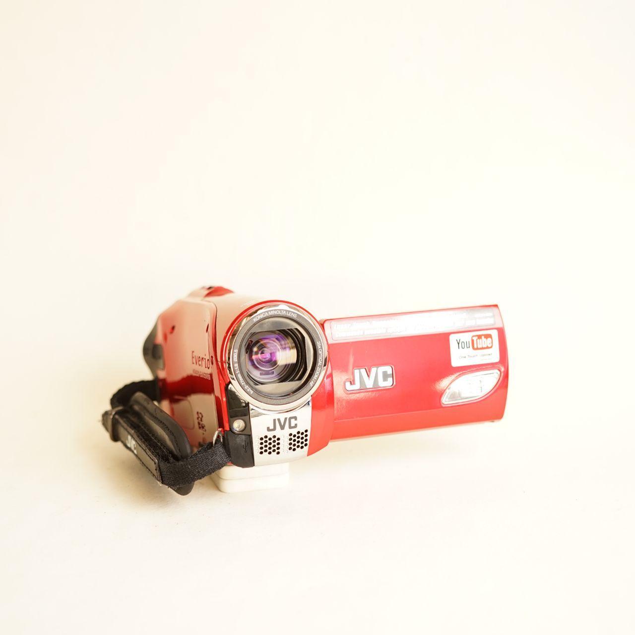 JVC Everio GZ-MS100RU Digital Camcorder | Tested & Working | Red