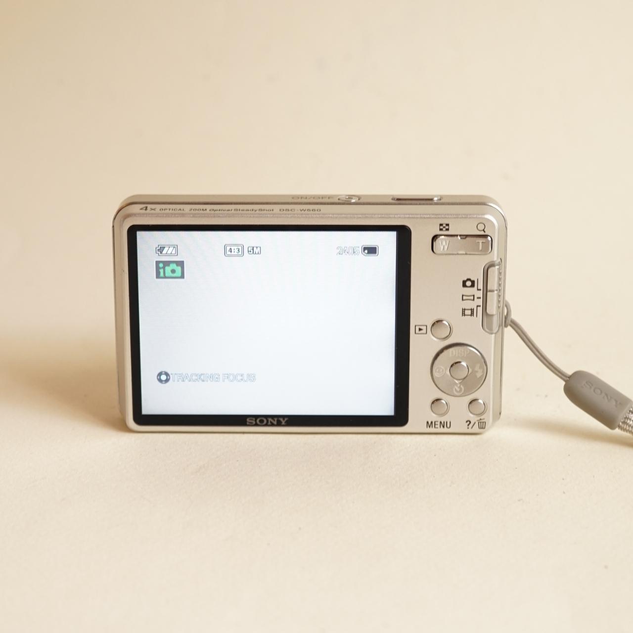 Sony Cyber-shot DSC-W560 Digital Camera | 14MP | Tested & Working | Silver