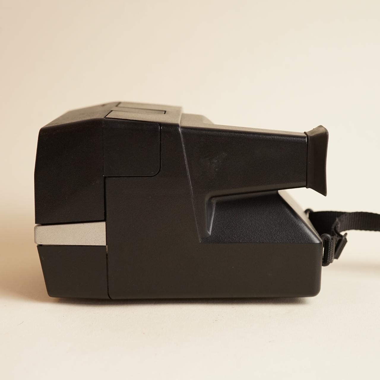 Polaroid Sun 600 Instant Camera | Tested & Working | Silver & Black