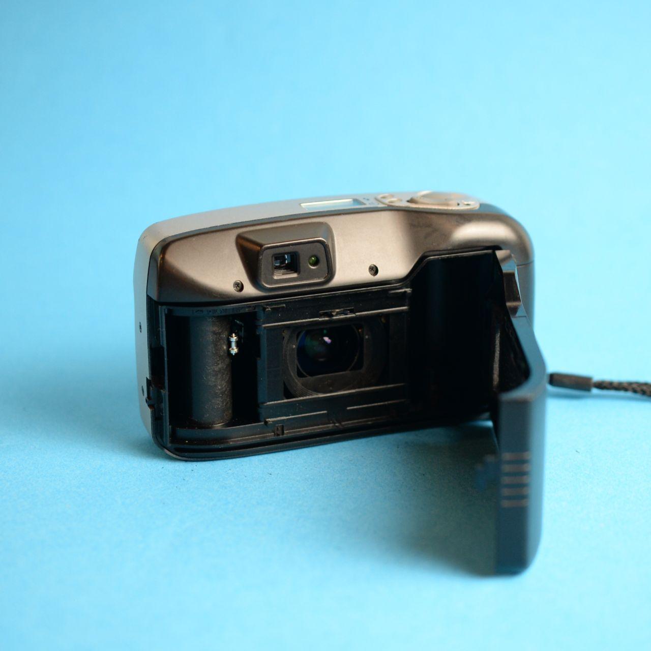 Minolta Family Zoom II Film Camera | 35mm Point & Shoot | Tested & Working | Silver