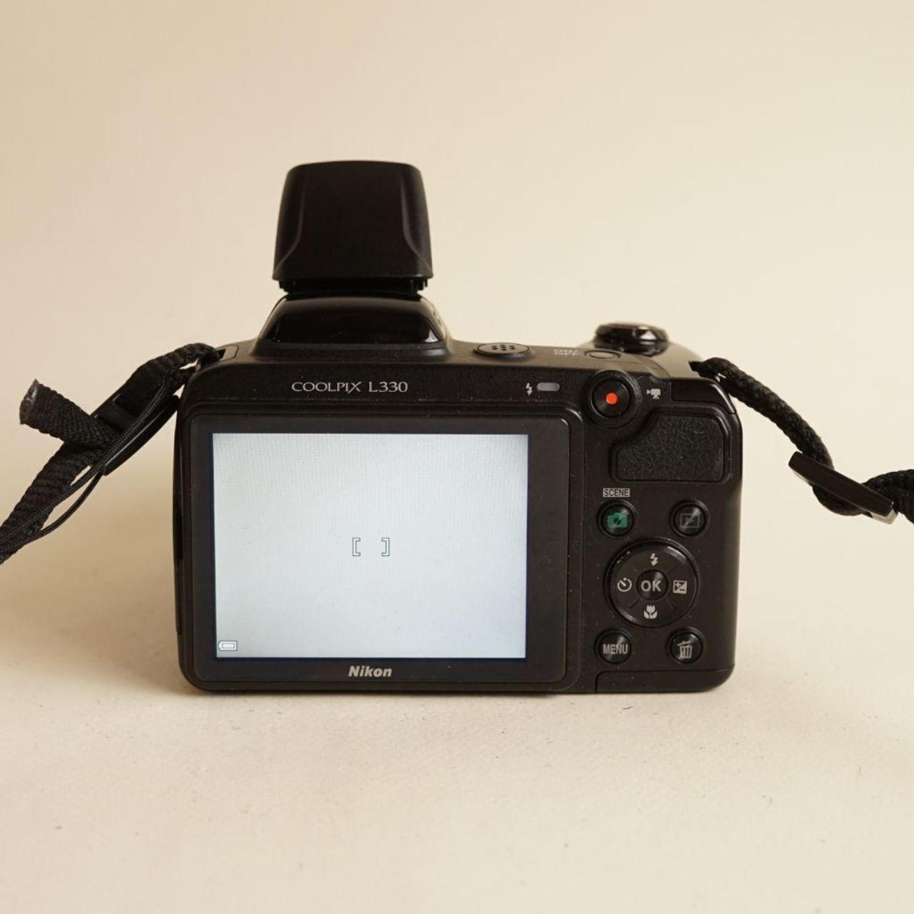 Nikon Coolpix L330 Digital Camera | 20.2MP | Tested & Working | Black