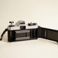 Asahi Pentax K1000 SLR Film Camera | SMC Pentax-M 50mm f/2 Lens | Tested & Working | Silver & Black
