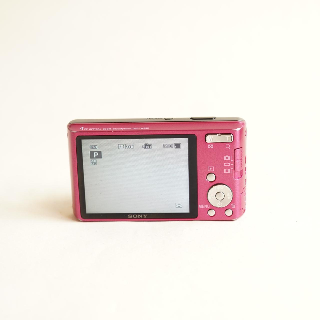 Sony Cyber-shot DSC-W530 Digital Camera | 14.1MP | Tested & Working | Pink