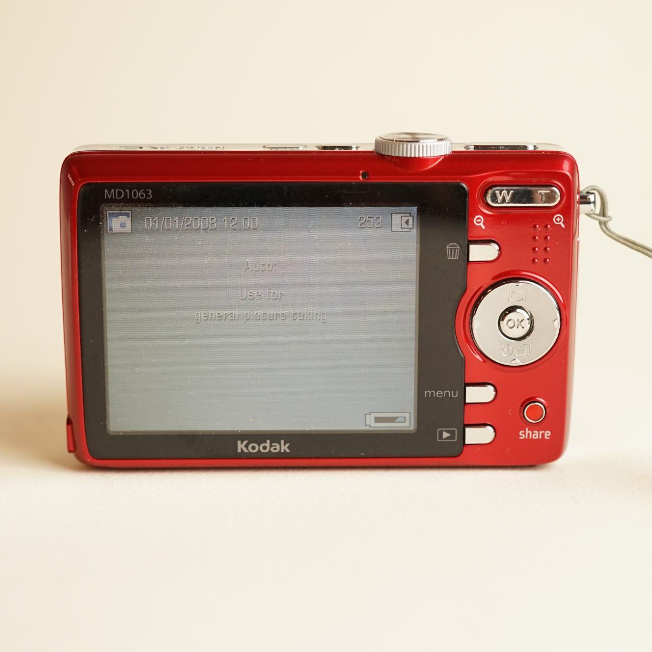 Kodak Easyshare MD1063 Digital Camera | 10.3MP | Test & Working | Red