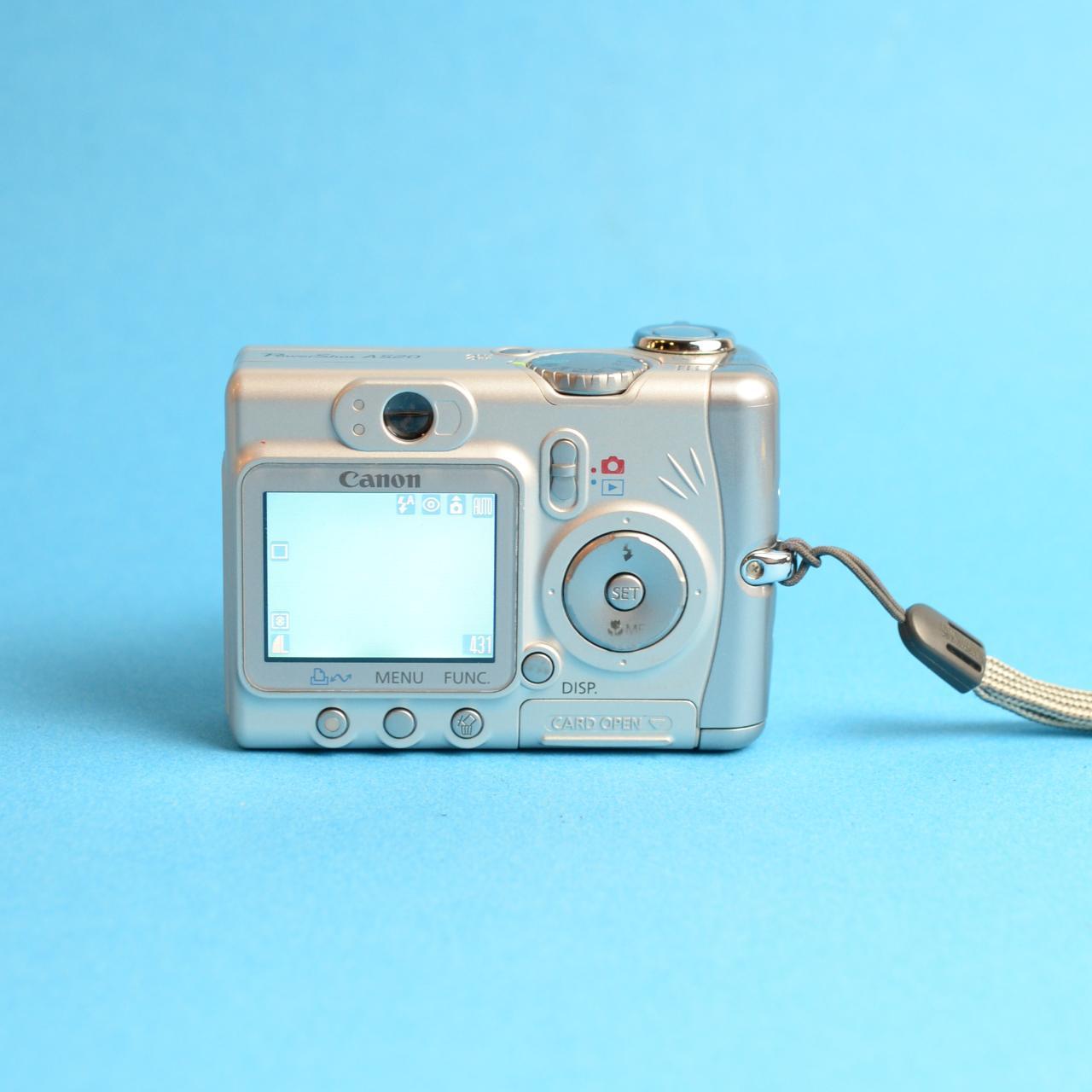 Canon PowerShot A520 Digital Camera | 4.0MP | Tested & Working | Silver