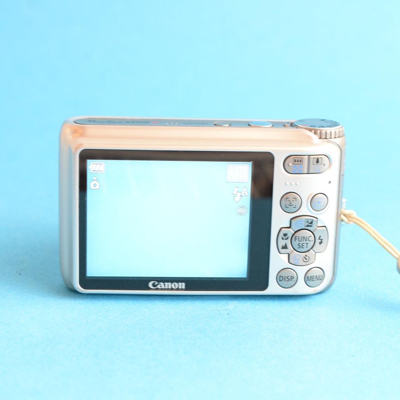 Canon PowerShot A3100 IS Digital Camera | 12MP | Tested & Working | Silver