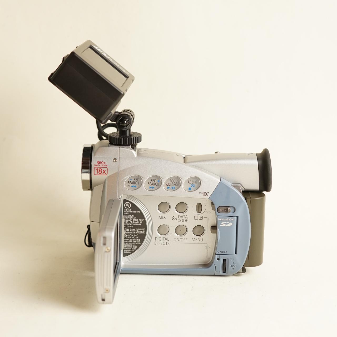 Canon ZR45 Digital Camcorder with Tapeless Setup | Tested & Working | Silver