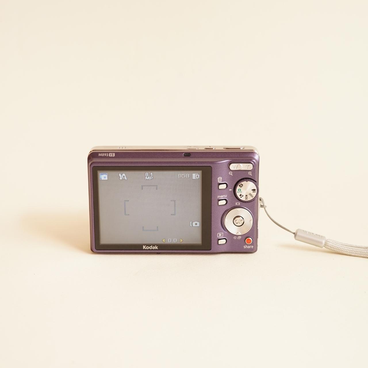 Kodak EasyShare M893 IS Digital Camera | 8.1MP | Tested & Working | Purple