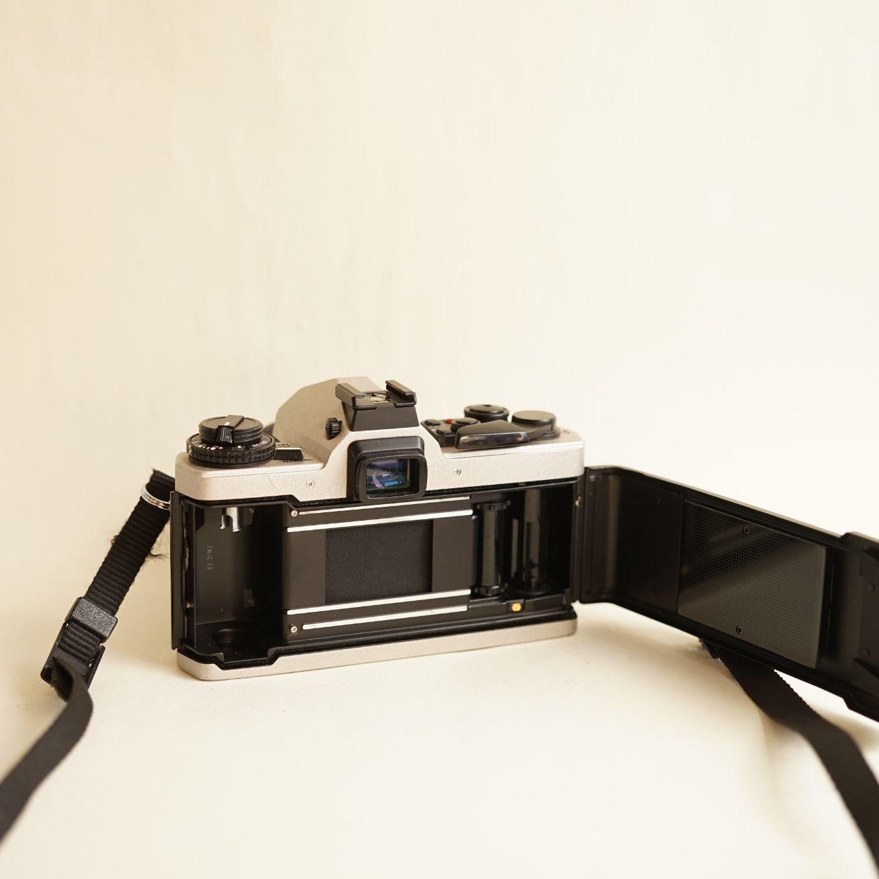 Olympus OM-4 Ti Film Camera | 35mm SLR | Tested & Working | Black & Silver