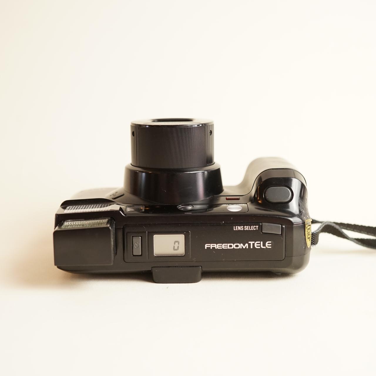 Minolta Freedom Tele  Film Camera | 35mm Point & Shoot | Tested & Working | Black